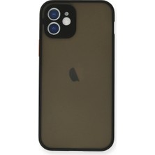 Iphone 12 Mini Kılıf Montreal Kapak - Siyah