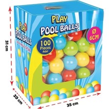 Gray Line Gry 06 400 Oyun Havuz Topları Kutulu 6 cm 100 Lü Nel1