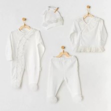 Vera Vtc AC25312 Tüllü 4'lü Hastane Çıkışı Ekru 965874