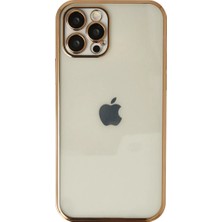 Iphone 12 Pro Max Kılıf Lensli - Gold