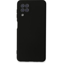 Galaxy A22 Kılıf Nano Içi Kadife - Siyah