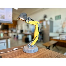 Devotech Iş Makinesi Kepçe LED Masa Lambası USB Dekoratif Gece Işığı Ayarlanabilir Masa Lambası Ofis Çalışma Aydınlatma