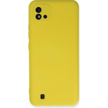 Realme C11 2021 Kılıf Nano Içi Kadife - Sarı