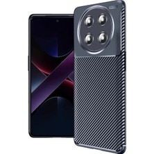 Honor Magic 7 Lite Kılıf Auto Fus Karbon Kapak - Lacivert