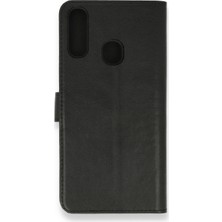 Galaxy A20S Kılıf Trend S Plus Kapaklı Kılıf - Siyah