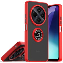 Realme C75 4g Kılıf Montreal Yüzüklü Kapak - Kırmızı