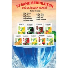 Mahbuba Efsane Serinleten Soğuk Toz İçecek 24 Paket Karışık Meyve Aroması ve Vişne