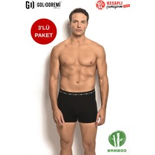 Jiber Erkek Premium Rahat Yumuşak Hafif Yok Gibi Esnek Iz Yapmaz Terletmez Bambu Kutulu 3'lü Boxer