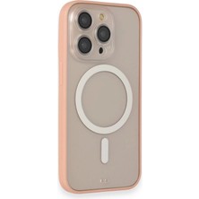 Iphone 14 Pro Max Kılıf Grand Magneticsafe Kapak - Pembe