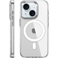 Joko Iphone 15 Pro Kılıf Crystal Magsafe Kapak - Şeffaf