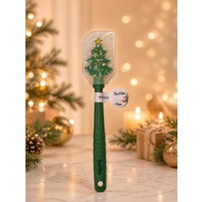 Tantitoni Silikonspatula 25.5cm Yılbaşı Ağaçlı