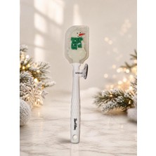 Tantitoni Silikonspatula 25.5cm Beyaz Kardan Adamlı