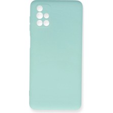 Galaxy M51 Kılıf Nano Içi Kadife - Turkuaz