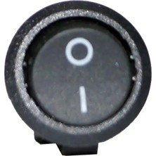 CHESTER Yuvarlak Tip Aç Kapa Buton 2 Kademeli On Off Rocker Switch Daire Anahtar 250V Ac 3A/125V Ac 6A