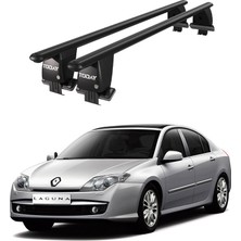 Today Auto Royal Renault Laguna Iıı (2008 ve Sonrası) Uyumlu Siyah Kilitli Ara Atkı Port Bagaj Tavan Barı