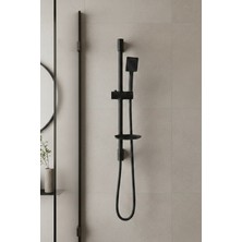 Karen Banyo Stork Sürgülü Duş Seti, Duş Sistemi 42850 Siyah