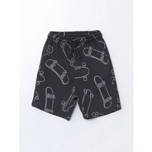 Lc Waikiki Yeni Sezon Beli Lastikli Baskılı Erkek Çocuk Şort