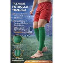 HN Sport Tekmelik Tutucu Tabansız Tozluk Futbolcu Tozluğu | Kaymaz Elastik, Nefes Alabilen Esnek Kumaş
