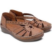 Venüs Deri Kadın Comfort Ayakkabı Taba 25190245Y