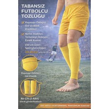 HN Sport Tekmelik Tutucu Tabansız Tozluk Futbolcu Tozluğu | Kaymaz Elastik, Nefes Alabilen Esnek Kumaş