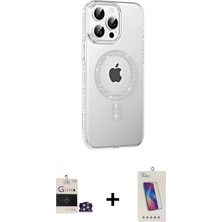 İlk El Grup Ieg™ iPhone 14 Pro Max Yörünge Koleksiyonu - Siyah Joko 5d Cam + Gümüş Bilvis Titan Kamera Lens