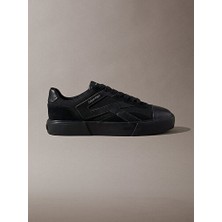 Calvin Klein Erkek Vulc Laceup Stripe Mix Deri Sneaker