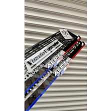 Yuzdeyuzoto 2ADET Alpıne Uyumlu (Çizgili) Mat Pleksi Plakalık