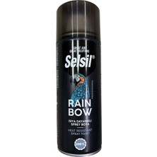 SHC4200 Selsil Rainbow Akrilik Sprey Boya 690 Derece Isıya Dayanıklı Siyah