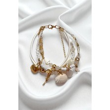 Petek Aksesuar Etnik Bohem Çoklu Bileklik Doğaltaş