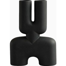 101 Copenhagen Double Medio Iskandinav Tasarım Seramik Vazo