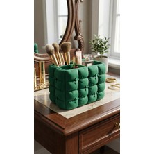 3D Meshing Estetik Kapıtone Fiyonklu Makyaj Organizer