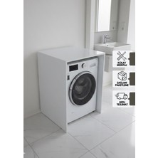 Karen Banyo Tuna Çamaşır Makinesi Dolabı, Alt Dolap, Beyaz