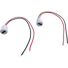 Keepro Type C Panel Montaj Tipi Dişi 2 Pinli Şarj Soketi 15CM Kablolu 2'li Set