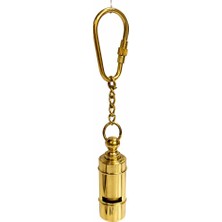 Geleneksel Pirinç Düdük Tasarım Anahtarlık