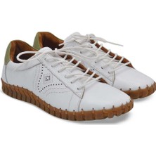 Venüs Deri Kadın Casual Ayakkabı Beyaz-Scarpion 2010729Y