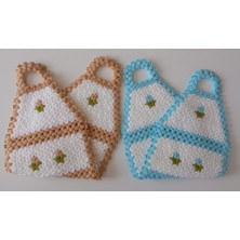 Banu Home El Yapımı Uzun Banyo Lifi – Askılı Sırt Lifi – Çeyizlik Lif (2’li Set)