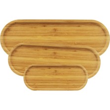 3'lü Oval Sunum Tabağı Seti