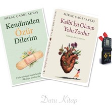 İndigo Kitap Miraç Çağrı Aktaş 2026 Yılı Son 2 Kitap Kendimden Özür Dilerim - Kalbi Iyi Olanın Yolu Zordur