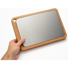 Ahşap Paslanmaz Çelik Kesim ve Sunum Tahtası