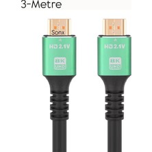 Uravas Store HDMI 2.1 Kablo – 8k Hd Görüntü Ses Aktarımı 8k 60Hz 4K 120Hz
