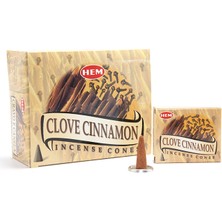 Clove Cinnamon Aromalı Konik Tütsü
