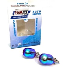 Femex Diadem Kırmızı Tek Duy/çit Duy T20 W21W 7440/7443  Stop Aydınlatma Femex