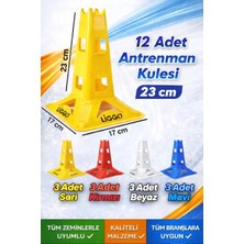 Liggo 12li Antrenman Kulesi 23 Cm 4 Renk Antrenman Hunisi