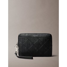 Calvin Klein Erkek Emblem Aop Emboss Cüzdan