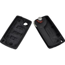 İnnovareauto Peugeot , Citroen Için 3 Tuşlu , Sustasız Uzaktan Kumanda Anahtar Düğmesi Kabı