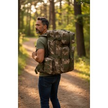Mox Studio 75+10 Litre Profesyonel Dağcılık & Taktik Sırt Çantası Acil Durum Çantası