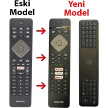 Philips Klavyeli Remote YKF413-002 Klavyeli Netflix (Orjinal) Tv Kumanda