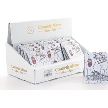 Taşlı Istanbul Tasarımı El Aynası Ince Model 8