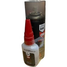 Veka Selsil Ninja Süper Hızlı Yapıştırıcı Seti - 50G + Aktivator Sprey | Metal, Ahşap, Plastik Için