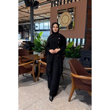 Tesettür Minel Ikili Takım Siyah